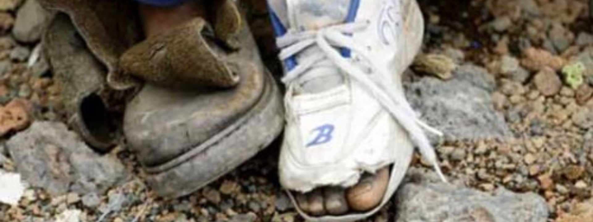 Broken soles and broken shoes